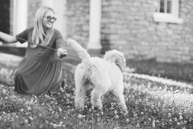 Dolly DeLong Photography || Puppy + Me Session