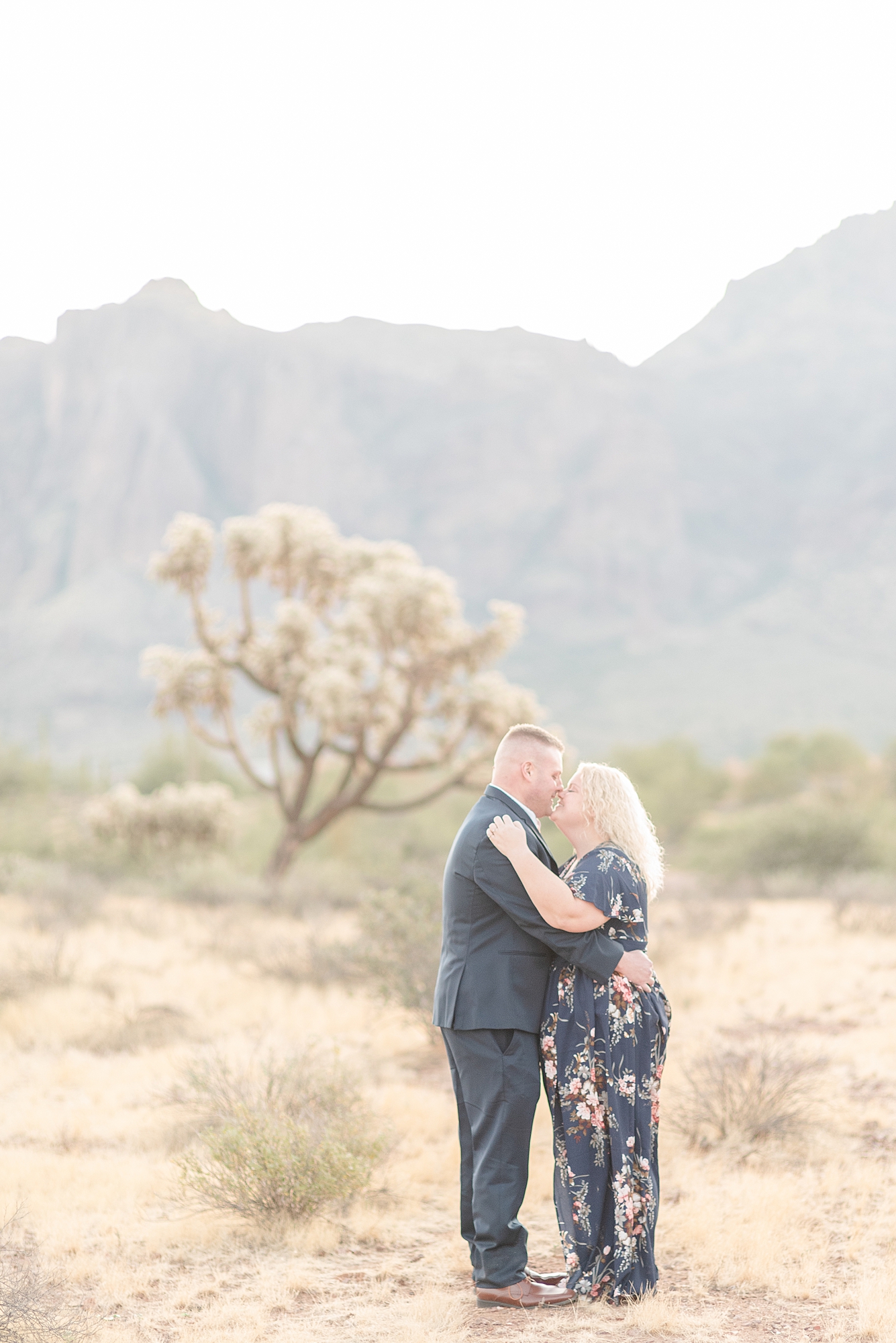 Arizona Sunrise Engagement Session At The Paseo by Destination Wedding Photographer Dolly DeLong Photography