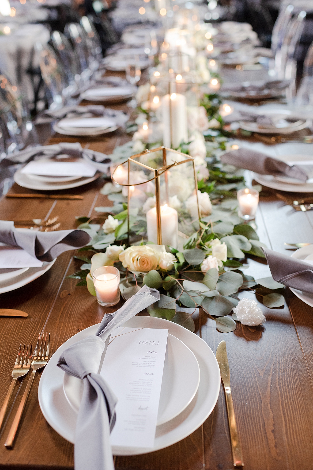 Reception Details At Clementine Nashville By Dolly DeLong Photography