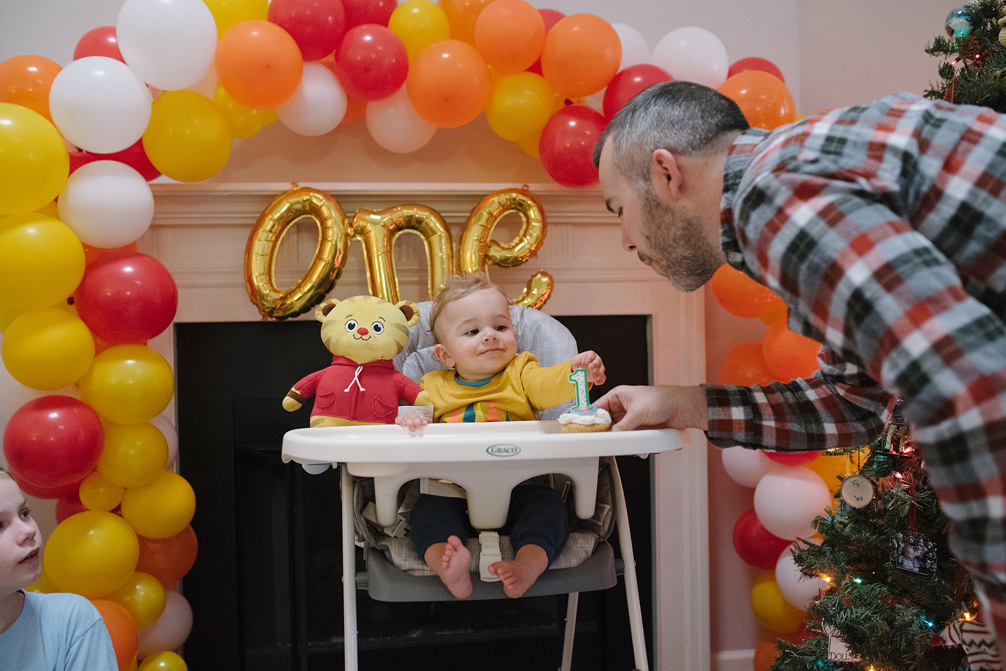 Daniel Tiger Themed Birthday Party over The Holiday Season in Nashville Tennessee by Dolly DeLong Photography Nashville Family Photographer