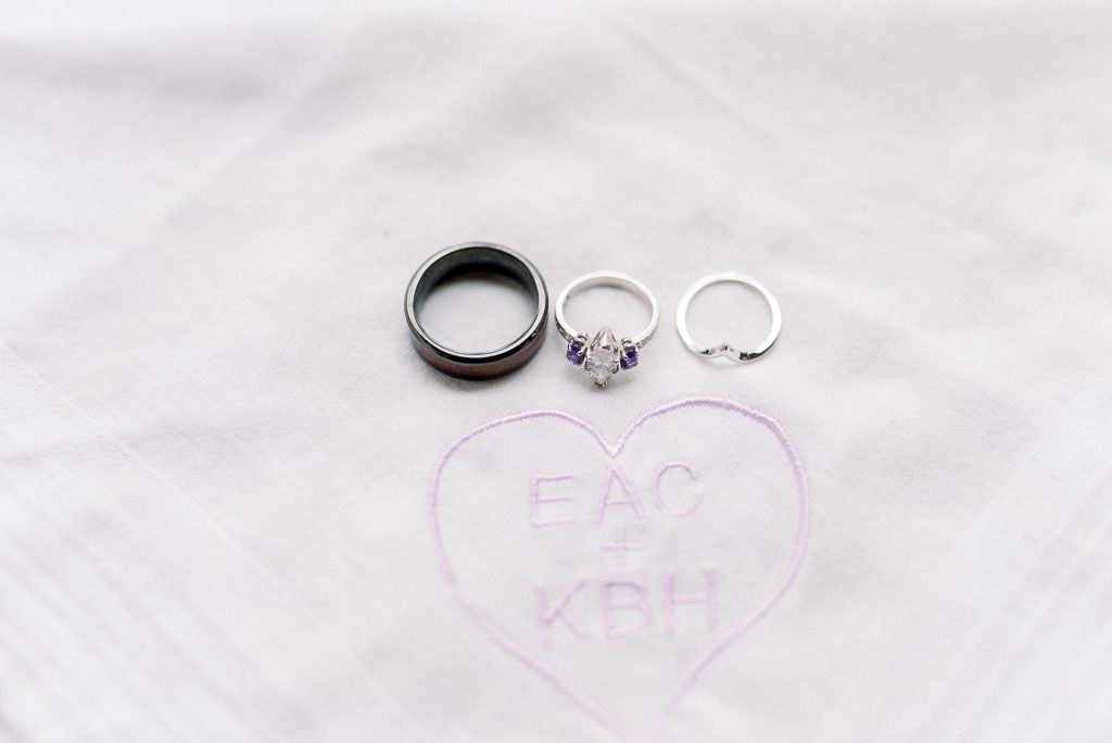 a detail ring shot at a west virginia wedding by Dolly DeLong Photography