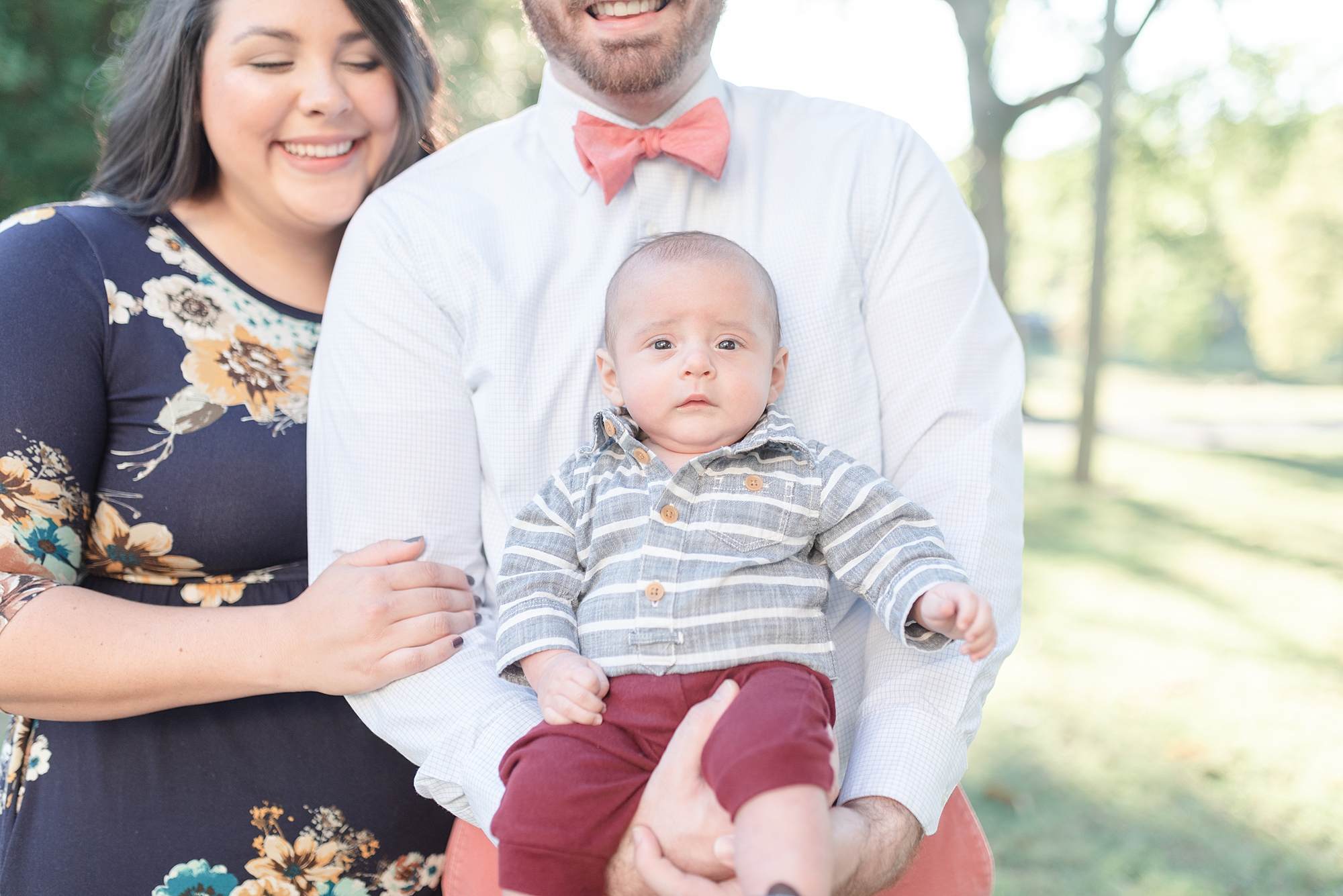 6 month milestone portrait session of a young boy in Nashville by Dolly DeLong Photography