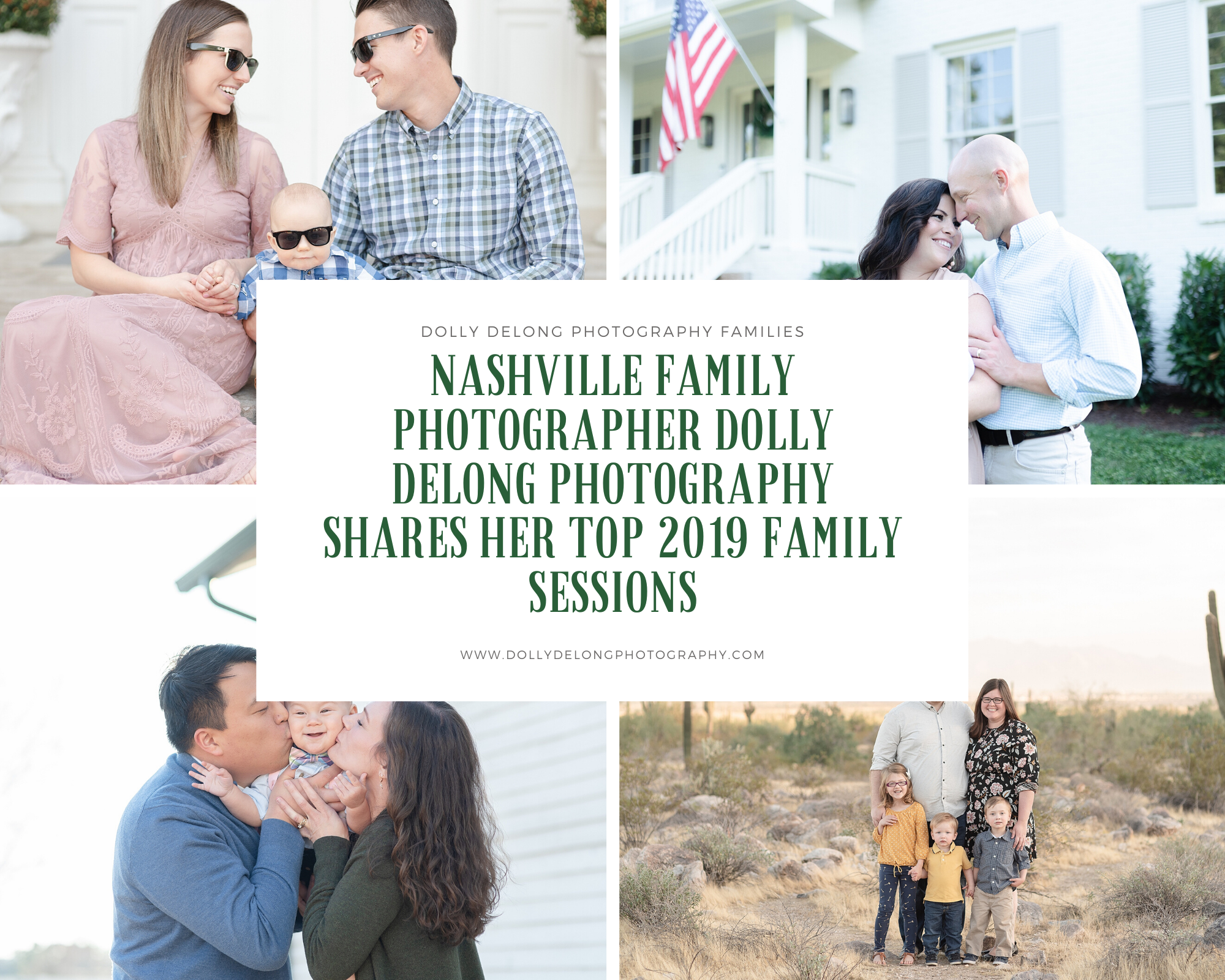 nashville family photographer Dolly DeLong Photography shares her top 2019 family sessions