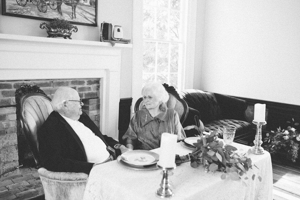 black and white photo of an older couple celebrating valentine's day together a love to last a lifetime at promise manor