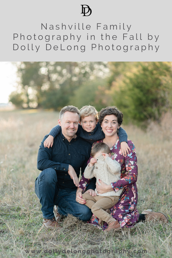 Nashville family pictures in the Fall with Nashville family photographer Dolly DeLong Photography