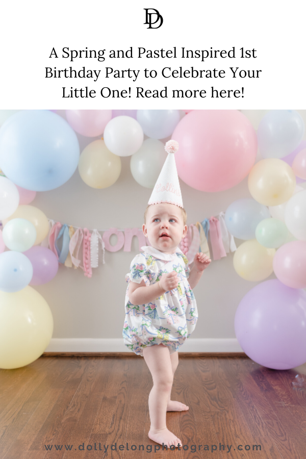 A Spring and Pastel Inspired 1st Birthday Party to Celebrate Your Little One! Read more here! (As featured by The Nashville Baby Guide)