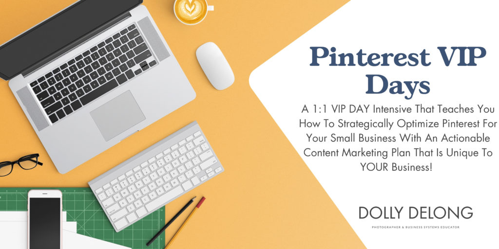Pinterest VIP Days with Dolly DeLong Education