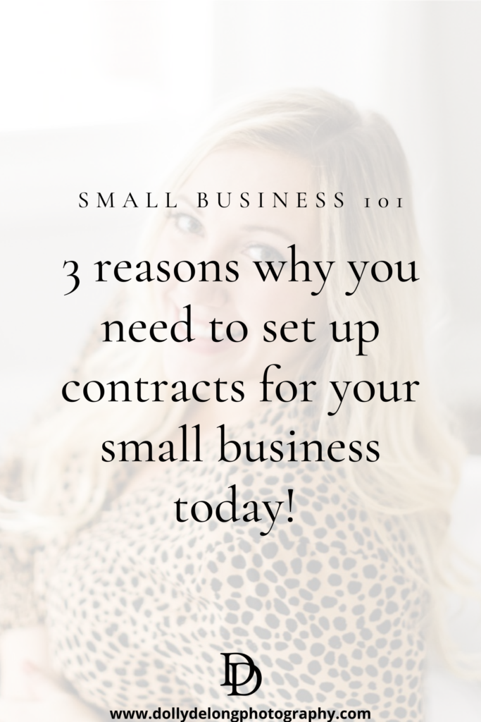 3 reasons why you need to set up contracts for your small business today! 