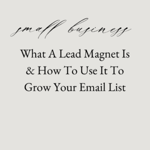 What A Lead Magnet Is & How To Use It To Grow Your Email List by Dolly DeLong Photography Nashville Branding Photographer