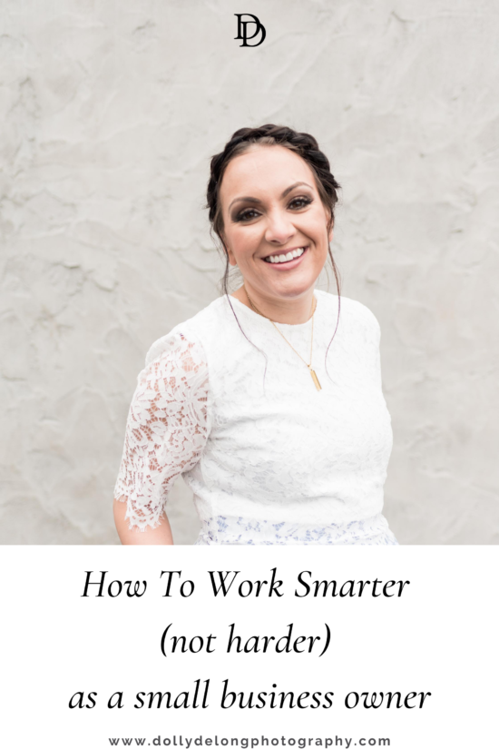 how to work smarter not harder as a small business owner 