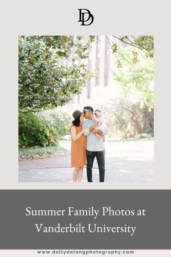 Summer Family Photos at Vanderbilt University