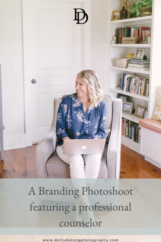 a professional counselor branding session in franklin Tennessee by Nashville branding photographer dolly delong photography 