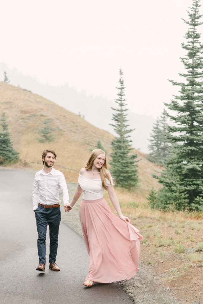 Olympic National Park Anniversary Portrait Session at Hurricane Ridge on Fuji400h film by National Park Anniversary Photographer Dolly DeLong Photography