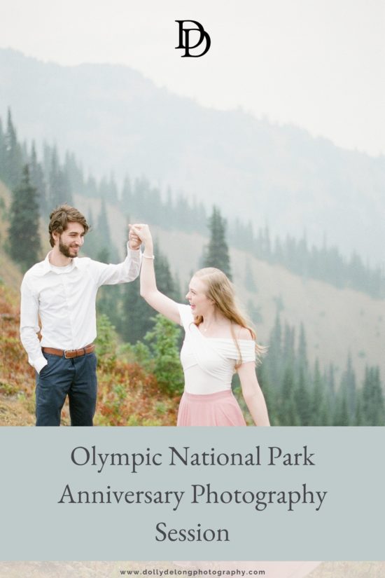 Olympic National Park Anniversary Photography Session for Pinterest 
