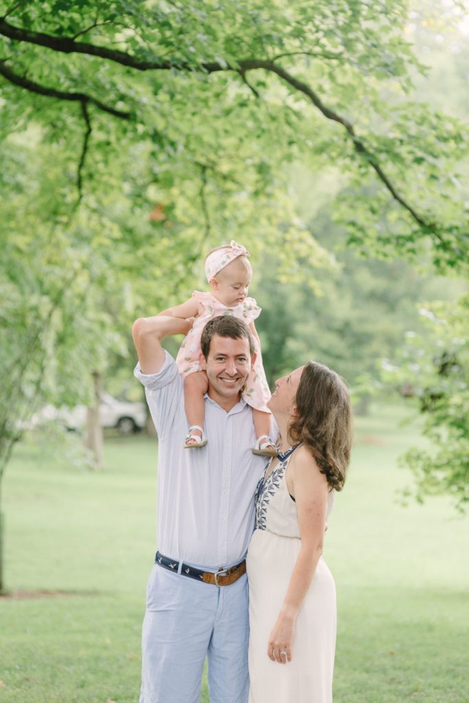 Wallace Family Portraits at the Percy Warner Steps by Nashville Family Photographer Dolly DeLong Photography