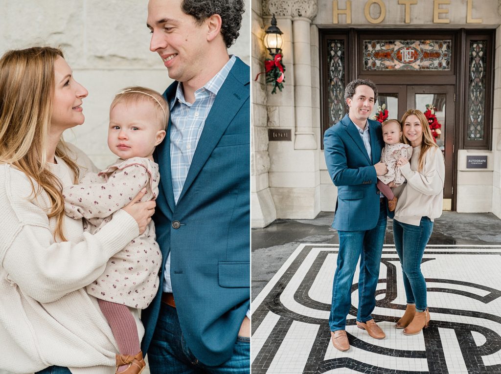 first birthday portraits at Union Station Hotel