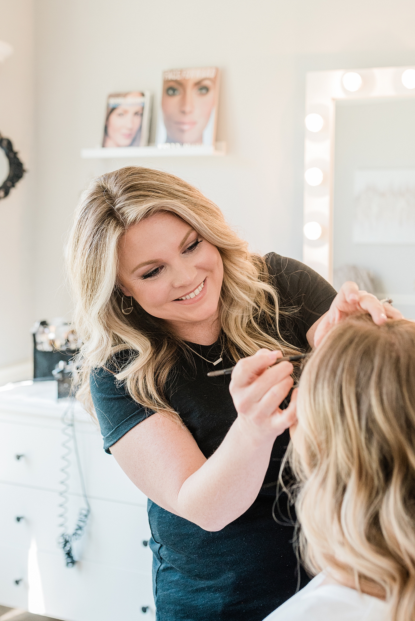 Nashville-hair-and-makeup-artist-kati-edge-hair-and-makeup-for-her-branding-photos-in-her-home-studio
