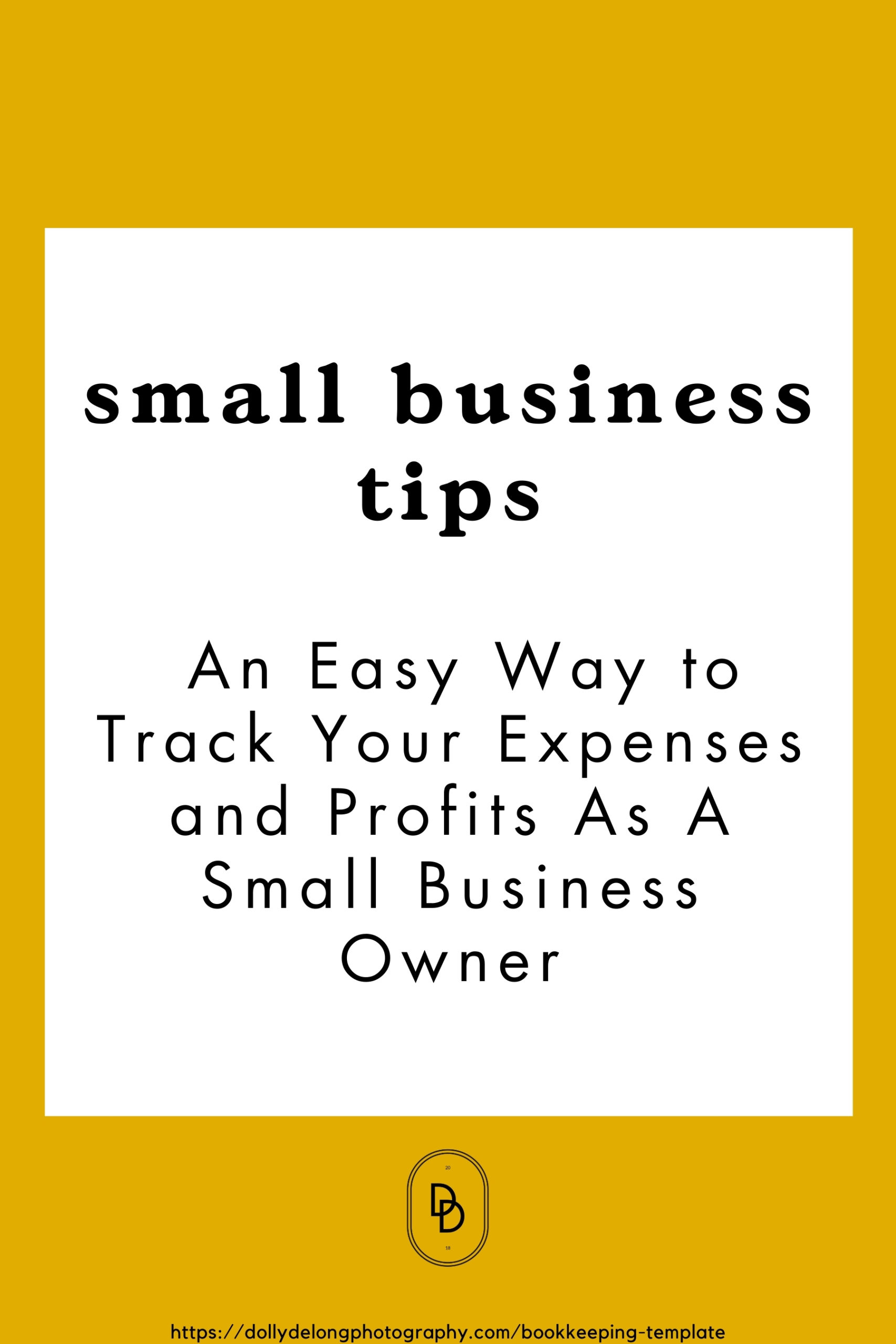 An Easy Way to Track Your Expenses and Profits As A Small Business Owner by Dolly DeLong Education