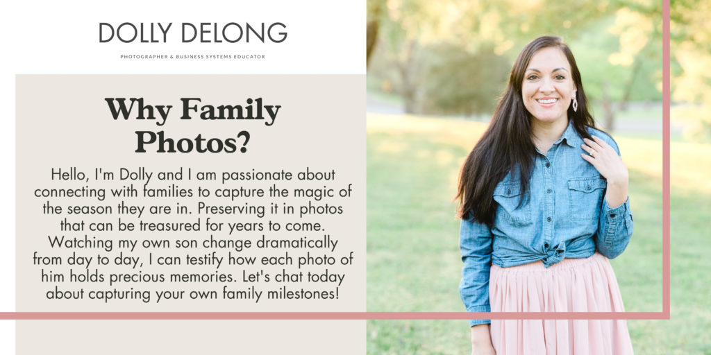 Family Photography Blog post banner by Dolly DeLong Photography