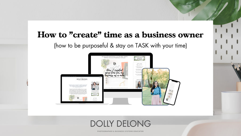 How to create time as a business owner blog post call to action blog banner