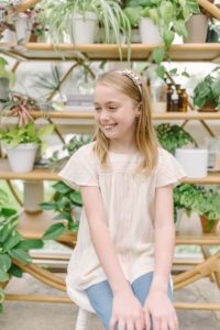 East Nashville Greenhouse mini session for 10 year old