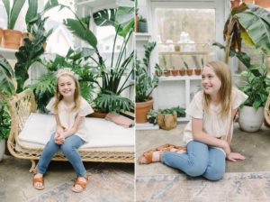 Nashville portrait session for 10 year old girl
