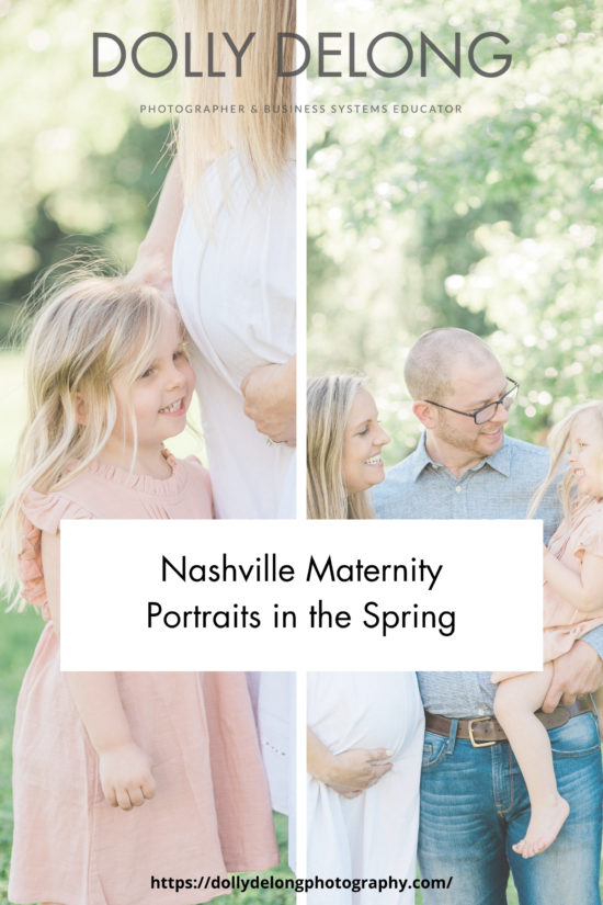 Nashville Maternity Portraits in the Spring