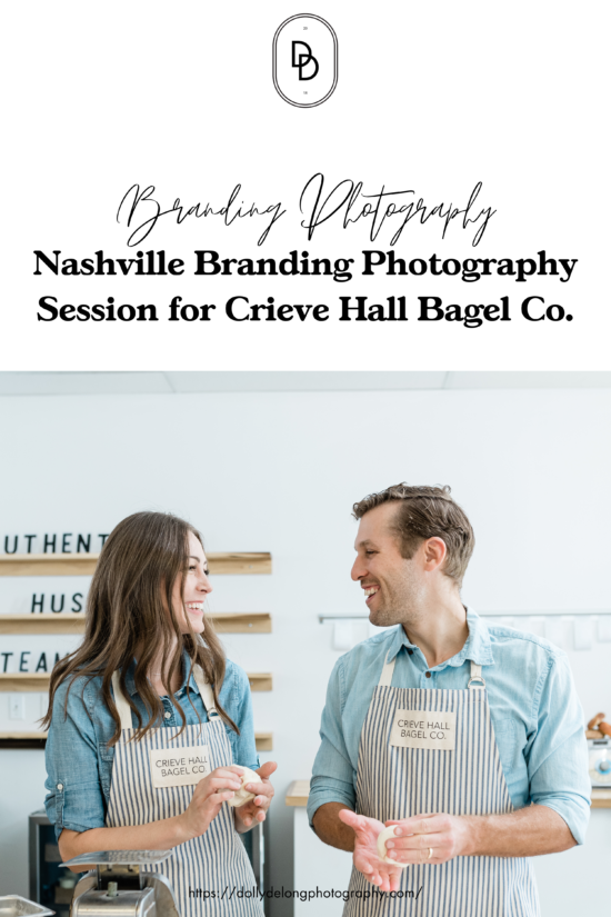 Crieve Hall Bagel Co Branding Photos with Dolly DeLong Photography
