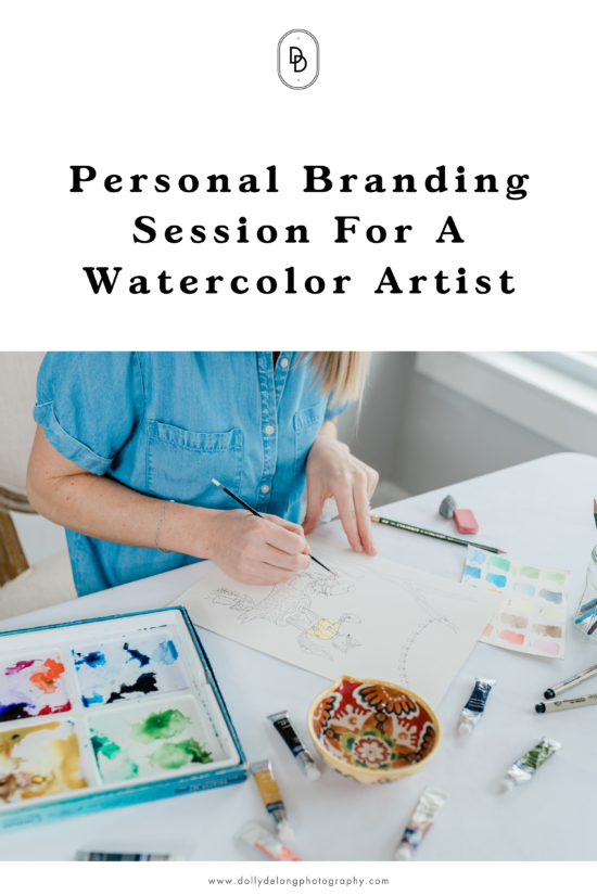 Personal Branding Session For A Watercolor Artist