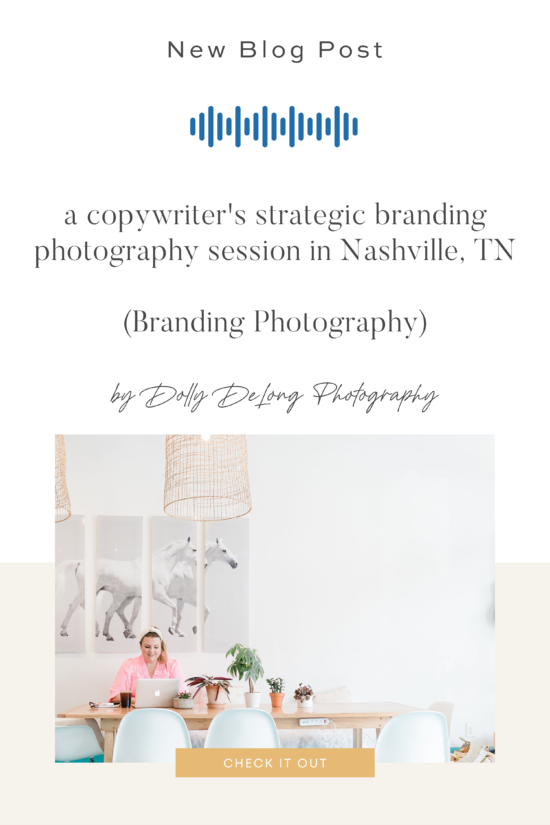 a copywriter's strategic branding photography session in Nashville, TN
