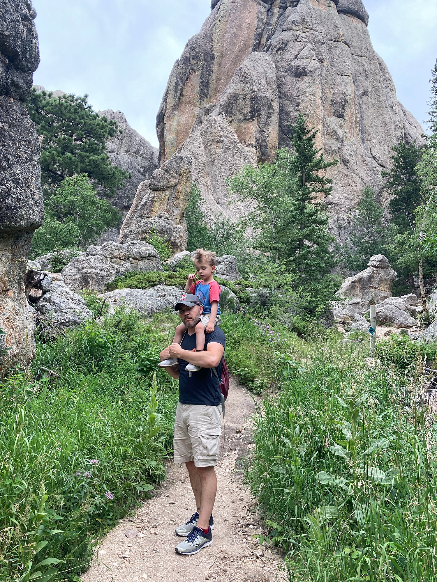 father_and_son_at_Custer_state_park