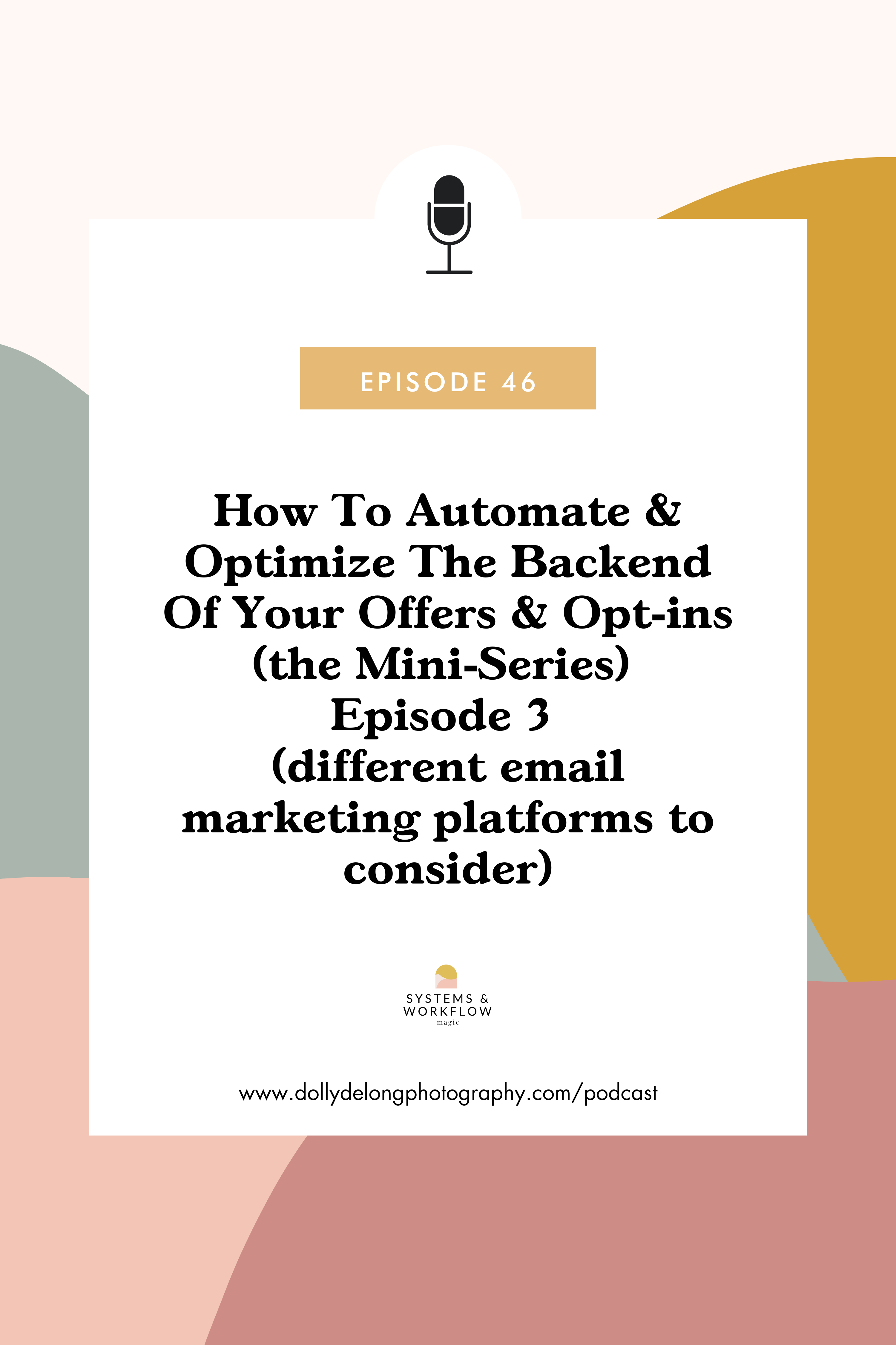 46: Week 3 of the series how to automate and streamline the backend of your lead magnets and offers- The Perfect Guide to making your way into your subscriber’s inbox