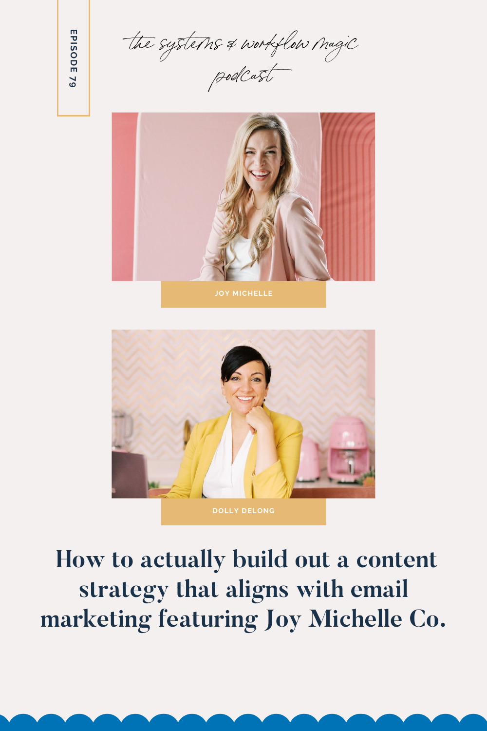 79: How to Build Out a Content Strategy that Aligns with Email Marketing featuring Joy Michelle