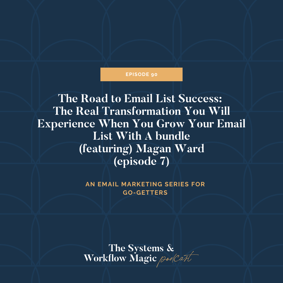 90: The Road To Email List Success: The Real Transformation You Will Experience When You Grow Your Email List With A Bundle Featuring Magan Ward